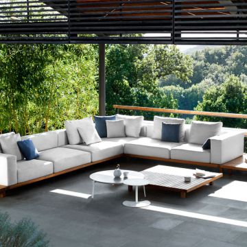 Anti-UV PE Rattan Outdoor Furniture Sofa Commercial Customized
