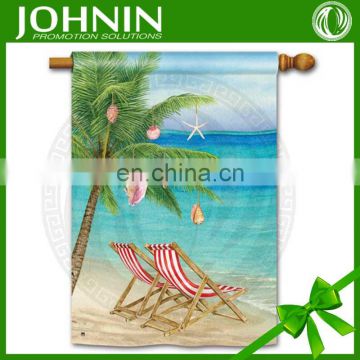 double layer promotion custom decorative flags for home