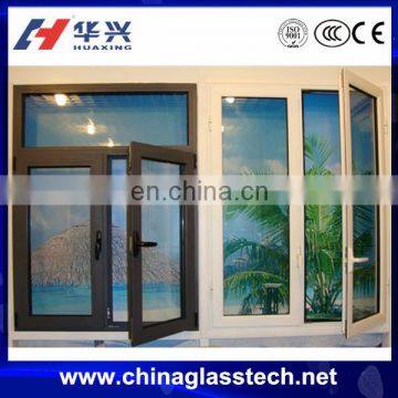 Latest design aluminium frame soundproof insulated philippines glass window