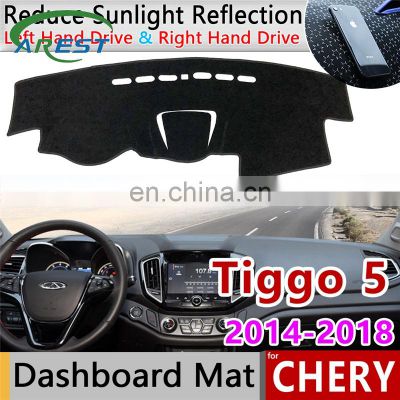 for Chery Tiggo 5 2014 2015 2016 2017 2018 Anti-Slip Mat Dashboard Cover Pad Sunshade Dashmat Protect Carpet Anti-UV Accessories