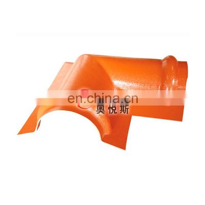 Wholesale Best Quality Asa Building Materials Orange Color Synthetic Resin Roof Tile