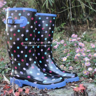 China woman rubber boot, Popular Style female rubber shoes,Colourful ladies rubber boots,Woman rubber rain boot,Outdoors boots