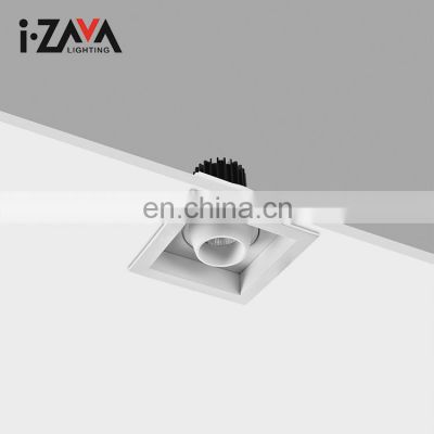 Simple Style Mini Size Anti Glare Aluminum 10W 14W COB Indoor Bedroom Ceiling Recessed LED Spot Light