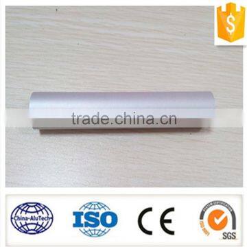 Sandblasting Silver Aluminium Pipe profile