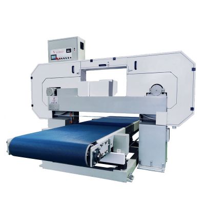 Hualong Stone Machinery Stone Band Saw Composited Marble Slab Split Face Horizontal Splitting Cutting Machine for Marble