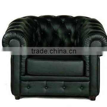 Replica High quality European style PU/genuine leather Anonimo Chesterfield armchair sofa for living room