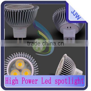 high energy saving warmwhite dimmable Mr16 3*1w led spotlight