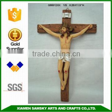 12'' polyresin crucifix Catholic Religious statue