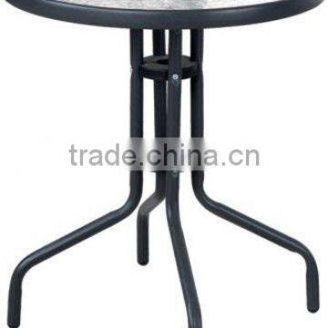 tempered glass bistro table