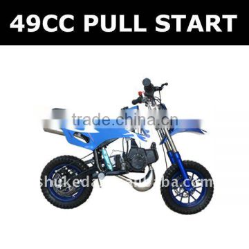 49CC pull start mini motorcycle, forced air-cooled dirt bike