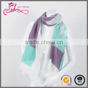 Christmas coming fashion hot sale wholesale cotton jersey scarf for women