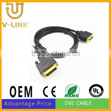 V-LINK 24+1 dvi cable with high quality data transfer