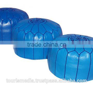 Moroccan leather pouffes wholesale all colours available in stock