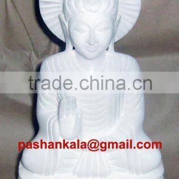 Alabaster Marble Buddha Statue