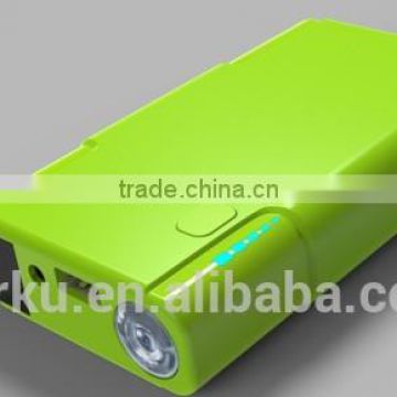 Fashioinable Green Color Portable mini jump starter