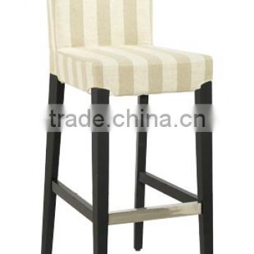rubber wood legs fabric parson chair