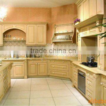 modern solid wood kitchen cabinet