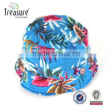 beach palm tree bucket hat for wholesale with low price