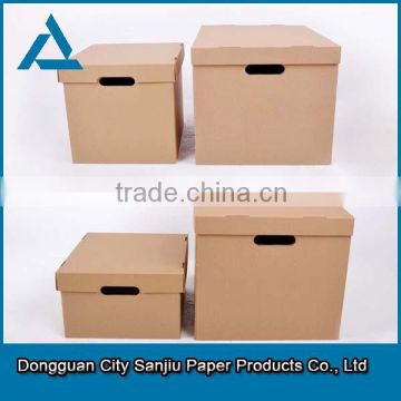 China supplier Cheap Corrugated Office File Storage Boxes