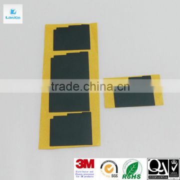 Black abrasive adhesive PC sheet