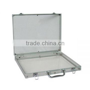 Contemporary promotional aluminum conference briefcase