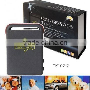 wholesale GSM GPRS SMS GPS Car/HumanTracker tracking System track Device memory TK102-2