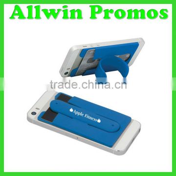 Silicone Cell Phone Stand With Card Holder