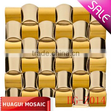 glossy surface Pillows Mosaic Metal Tile HG-Z014