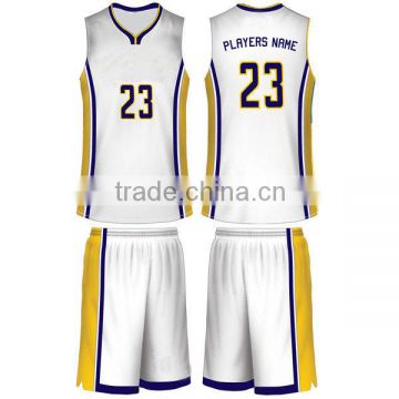 Sublimated Uniform Full Customization Team Wear Top Custom Basketball Jersey