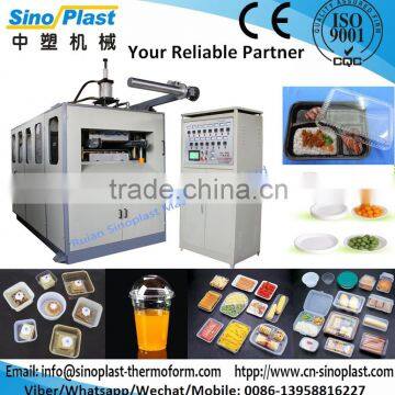 Automatic Plastic Thermoforming Machine for cup,lid, bowl, container