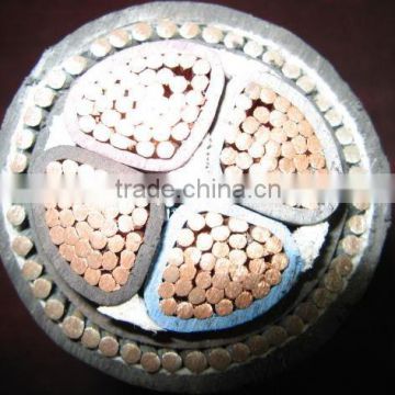 XLPE Insulated fine steel wire armoured electric cable (copper)