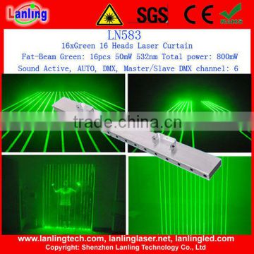2013 most popular green laser curtain/net projector
