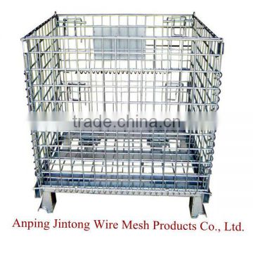 Collapsible wire container with PP sheet /PP Container