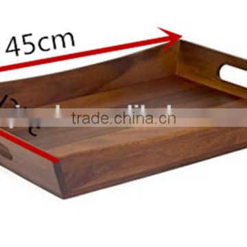 China factory customize Antique Wood serving tray for food storage