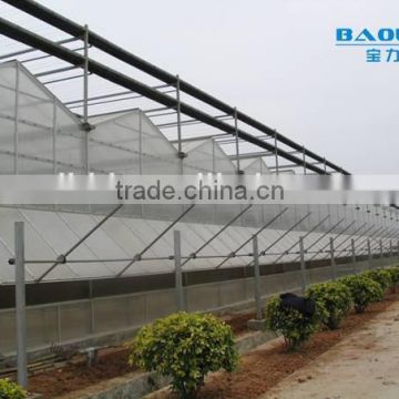BaoLiDa high quality PC covered greenhouse hot-dip galvanized steel framework structure greenhouse