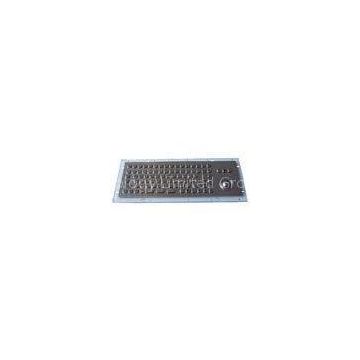 IP65 Waterproof Industrial Mini Keyboard With Trackball / Function Keys