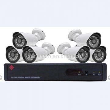 H.View Security Camera System 8ch CCTV System 8 x 1080P CCTV Camera Surveillance System Kit Camaras Seguridad Home