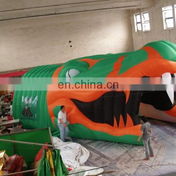 popular inflatable entrance tunnel,inflatable mascot tunnels of crocodile