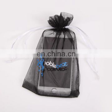 2015 Low Price And High Quality Pure Color Phone Bag Large Organza Bags