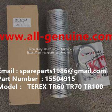 TEREX 15504915 FILTER HYDRAULIC TR100 TR60 TR70 MT4400AC OFF HIGHWAY RIGID DUMP TRUCK MINING HAULER TRANSMISSION