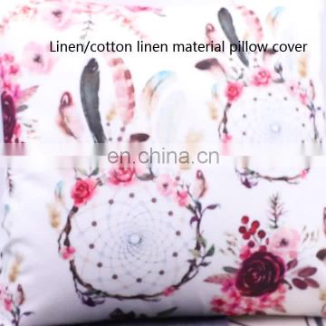 Home Decorative velvet Throw Pillow Covers with Pom-poms