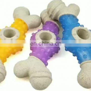 the most popular PA bone and PU encased dog tooth training chewing bone toy tooth grinding