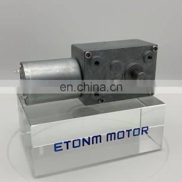 electric dc motor 24V 20kg 2rpm Worm electric gear motor