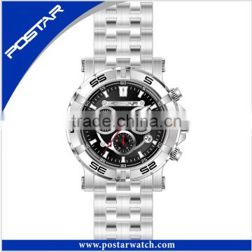 Customized Purple Color men's Stainless Steel Watch High Quality Watch