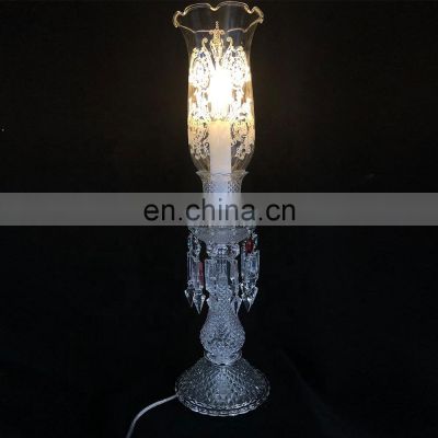 Creative Lamp Shades Table Lamp Stand Bed Side Modern Crystal Table Lamps For Bedroom Living Room