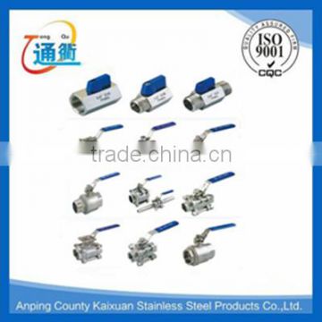 made in china casting threaded stainless manual ball valve
