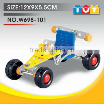 Most popular gift for child combined toy DIY racig car model