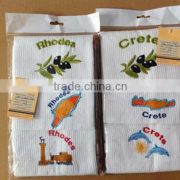 China Supplier Embroidery kitchen towel