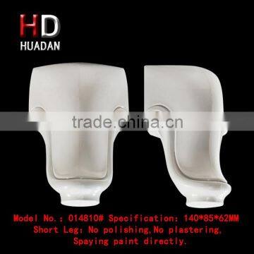 European Style Furniture Plastic Short Leg 01219-1# Furniture Leg