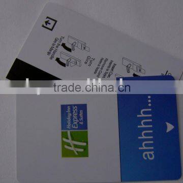 Credit Card Size Plastic Magnetic Hotel Key Card